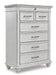 Kanwyn Queen Panel Bed with Storage with Mirrored Dresser, Chest and 2 Nightstands Homeline Furniture