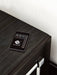 Kaydell King Panel Bed with Storage with Mirrored Dresser, Chest and 2 Nightstands Homeline Furniture