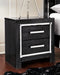 Kaydell Queen Panel Bed with Storage with Mirrored Dresser, Chest and 2 Nightstands Homeline Furniture