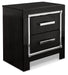 Kaydell Queen Panel Bed with Storage with Mirrored Dresser, Chest and 2 Nightstands Homeline Furniture