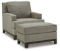 Kaywood Chair and Ottoman Homeline Furniture