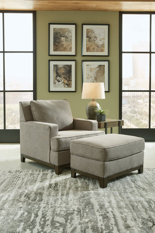Kaywood Chair and Ottoman Homeline Furniture