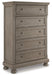 Lettner Queen Panel Bed with Mirrored Dresser, Chest and 2 Nightstands Homeline Furniture