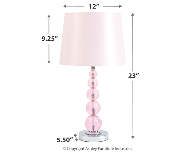 Letty Crystal Table Lamp (1/CN) Homeline Furniture