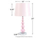 Letty Crystal Table Lamp (1/CN) Homeline Furniture