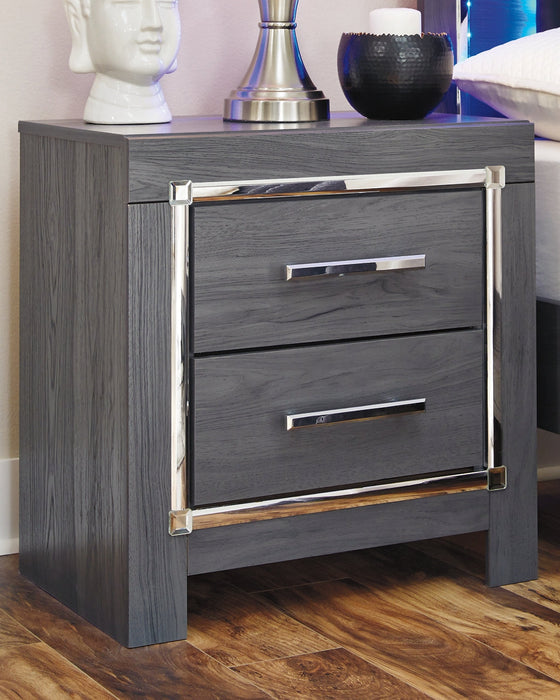 Lodanna Two Drawer Night Stand Homeline Furniture