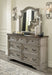 Lodenbay California King Panel Bed with Mirrored Dresser and 2 Nightstands Homeline Furniture
