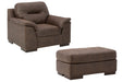 Maderla Chair and Ottoman Homeline Furniture