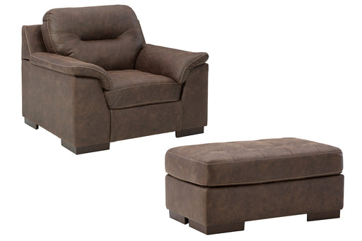 Maderla Chair and Ottoman Homeline Furniture
