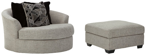 Megginson Chair and Ottoman Homeline Furniture