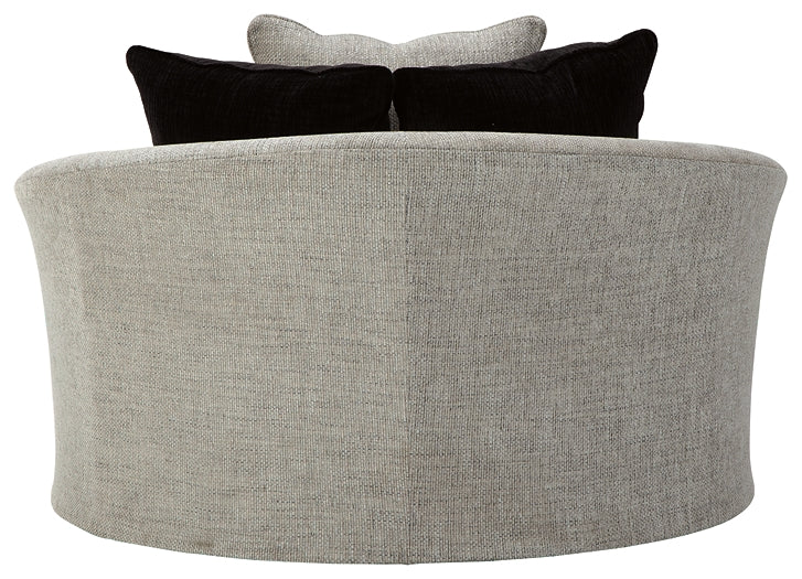 Megginson Chair and Ottoman Homeline Furniture
