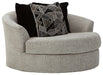 Megginson Chair and Ottoman Homeline Furniture