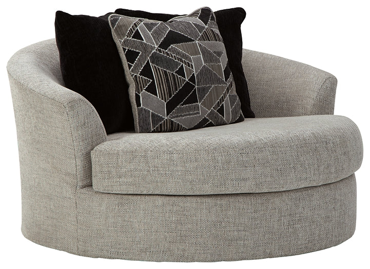 Megginson Chair and Ottoman Homeline Furniture