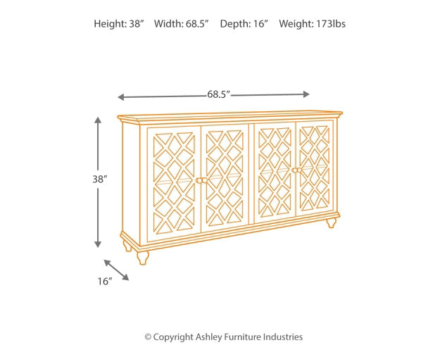 Mirimyn Accent Cabinet Homeline Furniture