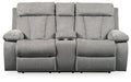 Mitchiner DBL Rec Loveseat w/Console Homeline Furniture