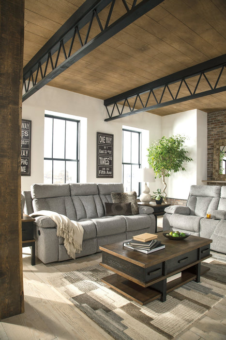 Mitchiner REC Sofa w/Drop Down Table Homeline Furniture