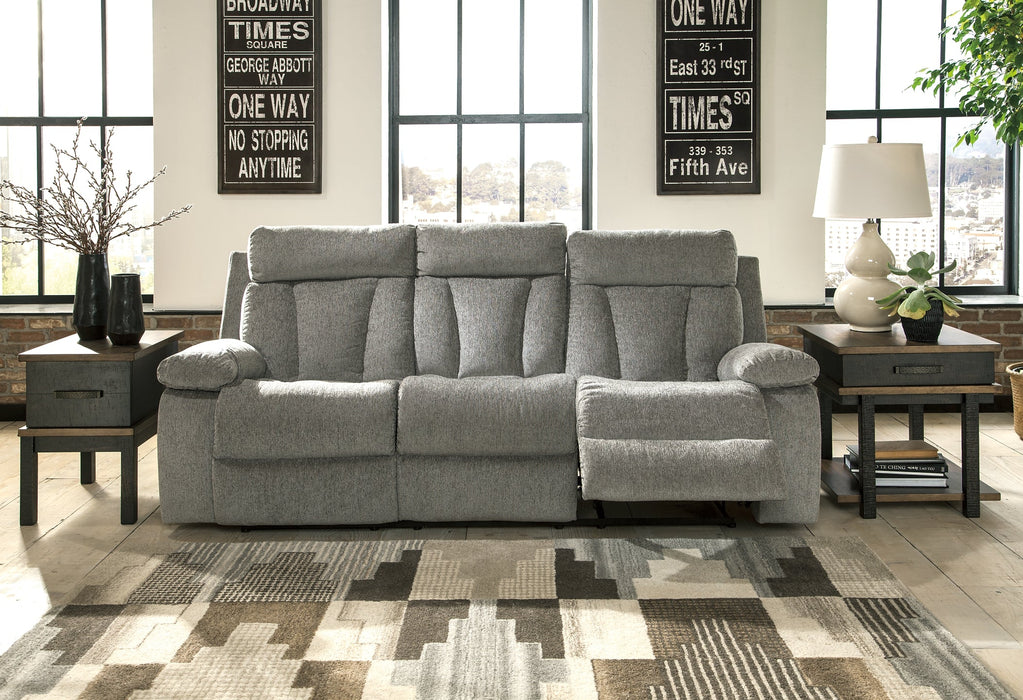 Mitchiner REC Sofa w/Drop Down Table Homeline Furniture