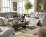 Mitchiner REC Sofa w/Drop Down Table Homeline Furniture