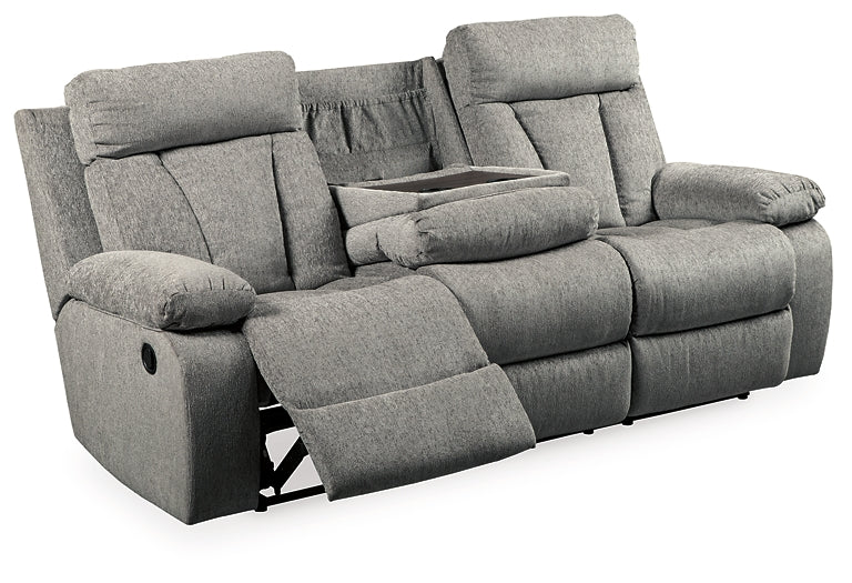 Mitchiner REC Sofa w/Drop Down Table Homeline Furniture