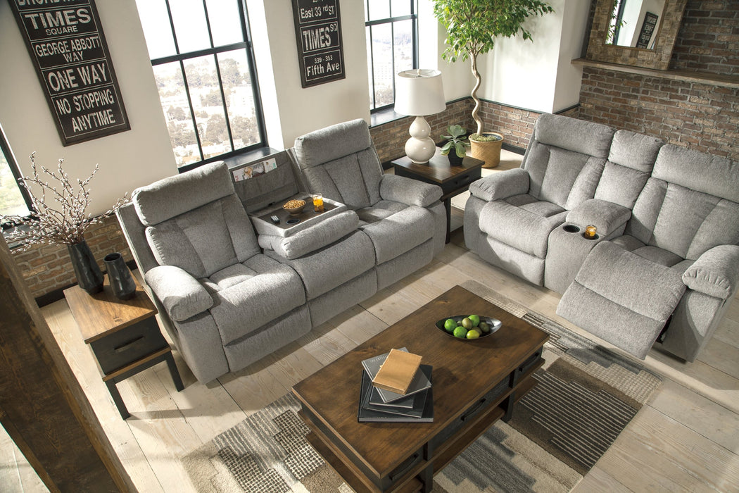 Mitchiner REC Sofa w/Drop Down Table Homeline Furniture