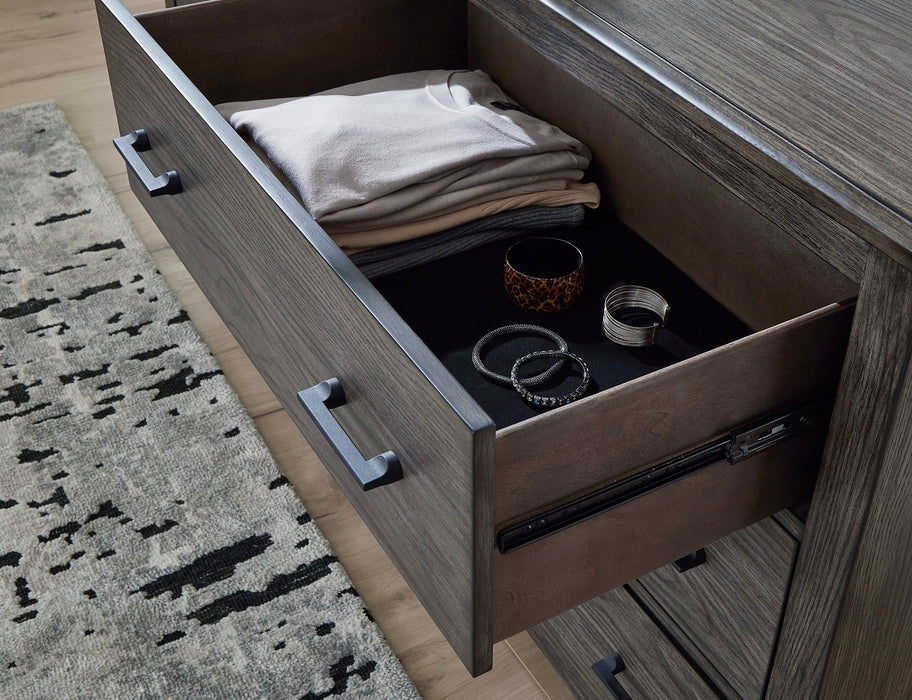 Montillan Dresser and Mirror Homeline Furniture