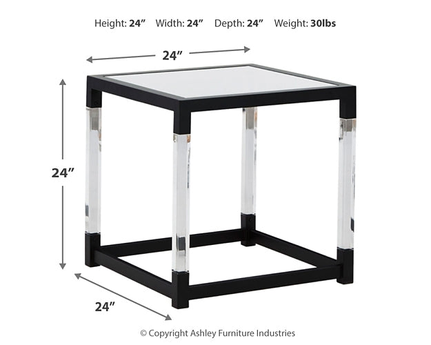 Nallynx Square End Table Homeline Furniture