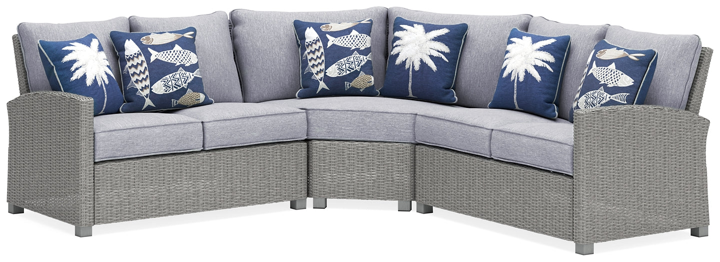 Naples Beach 3-Piece Outdoor Sectional Homeline Furniture