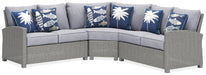 Naples Beach 3-Piece Outdoor Sectional Homeline Furniture