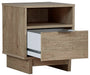 Oliah One Drawer Night Stand Homeline Furniture
