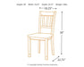 Owingsville Dining Table and 4 Chairs Homeline Furniture