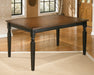 Owingsville Dining Table and 4 Chairs Homeline Furniture
