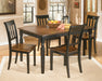 Owingsville Dining Table and 4 Chairs Homeline Furniture
