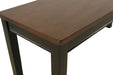 Owingsville Dining Table and 4 Chairs and Bench Homeline Furniture