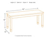 Owingsville Dining Table and 4 Chairs and Bench Homeline Furniture