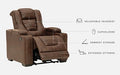 Owner's Box PWR Recliner/ADJ Headrest Homeline Furniture