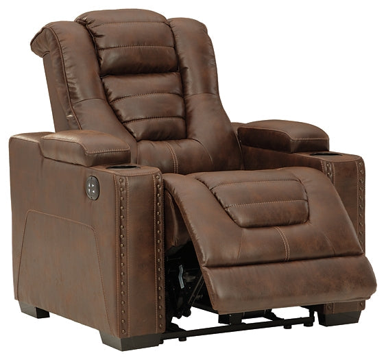 Owner's Box PWR Recliner/ADJ Headrest Homeline Furniture