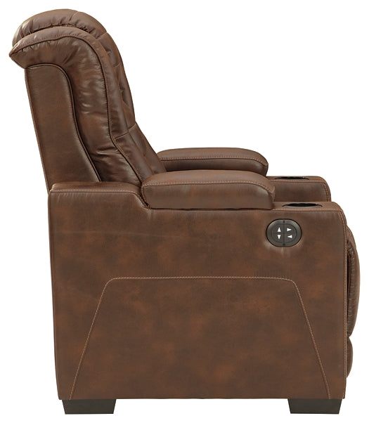 Owner's Box PWR Recliner/ADJ Headrest Homeline Furniture