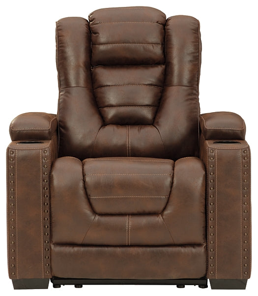 Owner's Box PWR Recliner/ADJ Headrest Homeline Furniture