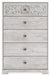 Paxberry Five Drawer Chest Homeline Furniture