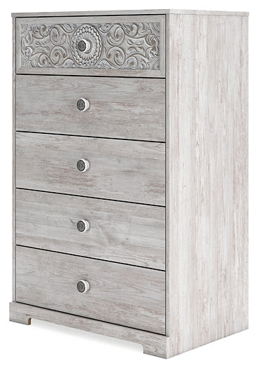 Paxberry Five Drawer Chest Homeline Furniture