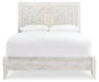 Paxberry Queen Panel Bed with Mirrored Dresser, Chest and 2 Nightstands Homeline Furniture