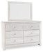 Paxberry Queen Panel Bed with Mirrored Dresser, Chest and 2 Nightstands Homeline Furniture